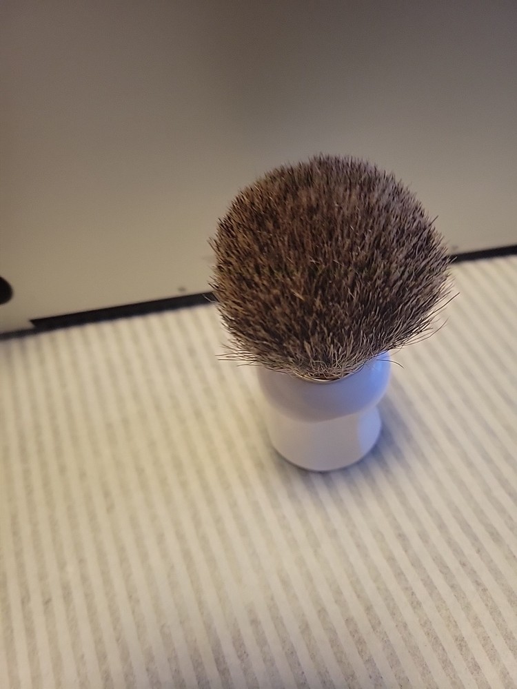 White Pure Badger Shaving Brush