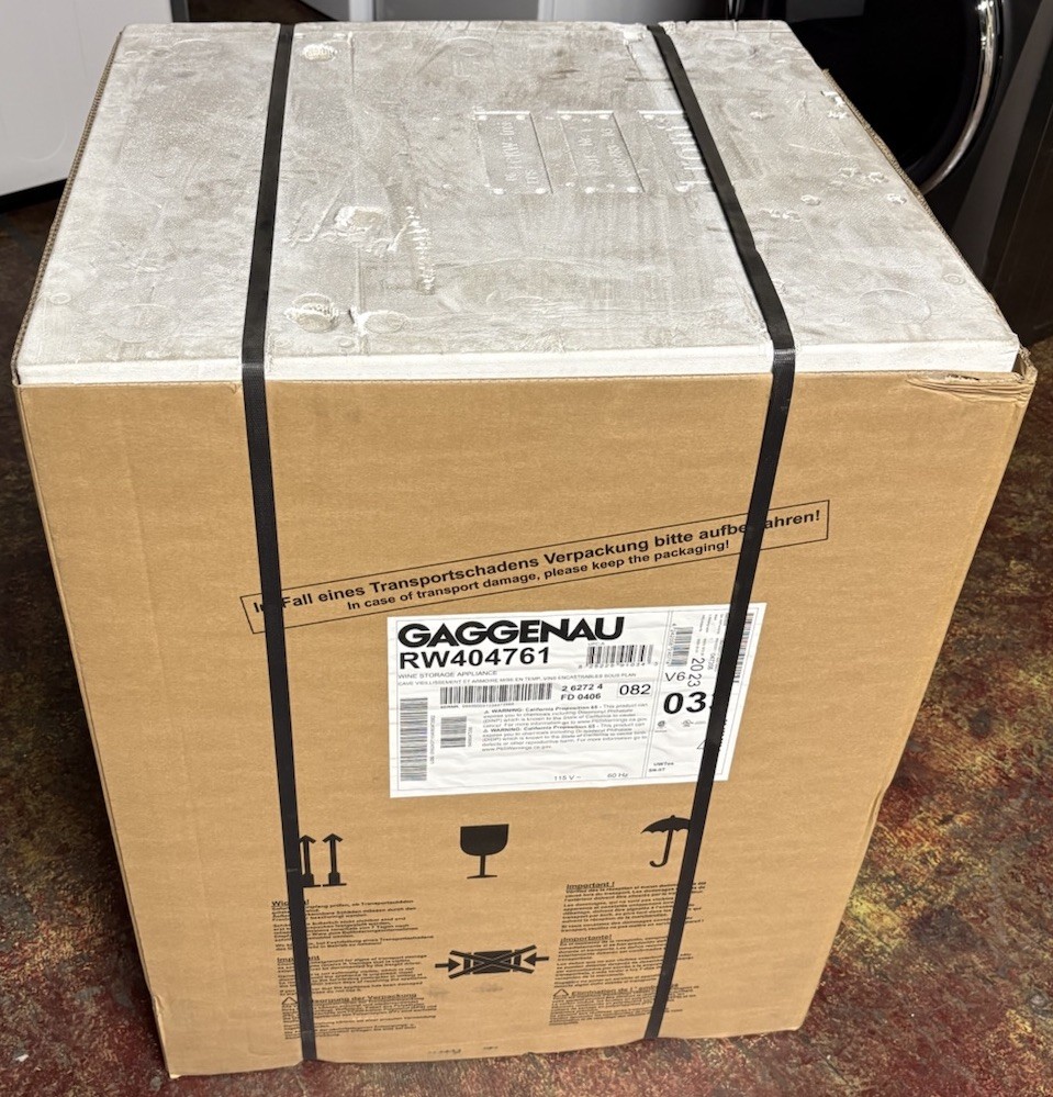 Gaggenau RW404761 24" Right Hinge Dual Zone Wine Cooler - Stainless / Glass