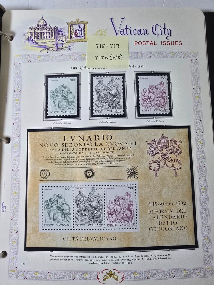 Joystamp: Pristine White Ace Vatican City Album 1976-83 MNH (Select option)