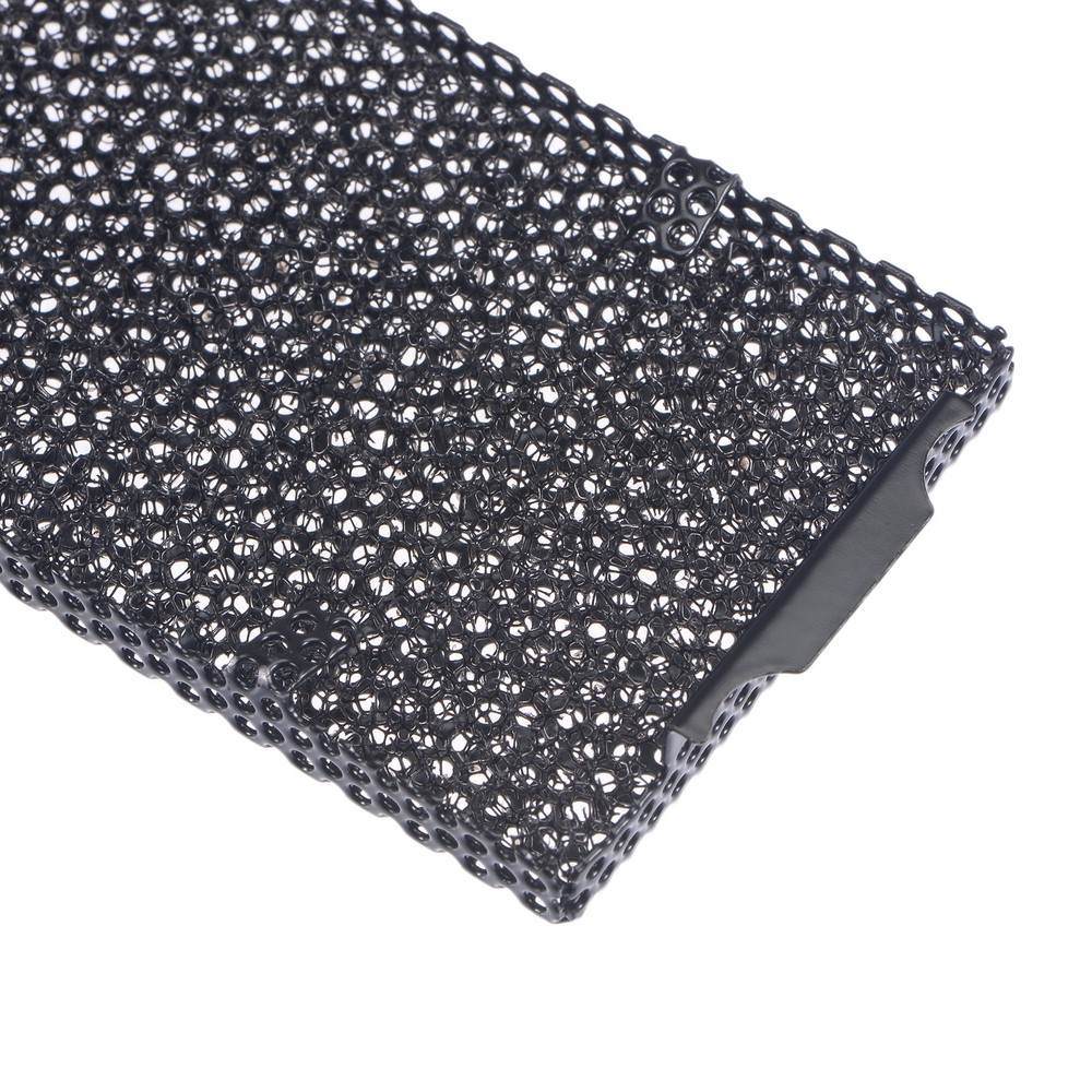 2 x Computer Dust Screen with Sponge for PC Case Airflow and Dustproof Black
