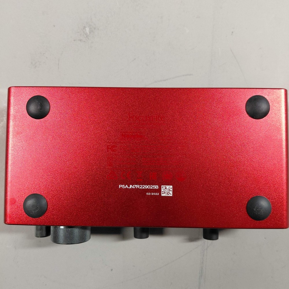 Focusrite Scarlett 2i2 Equalizer