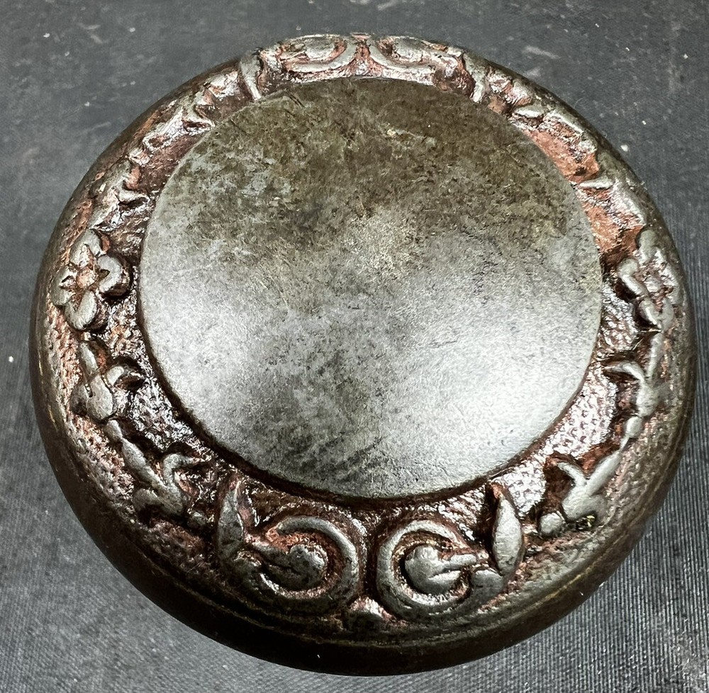 1890s Victorian Door Knobs, Backplates, Mortise Lock Passage