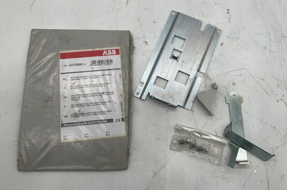 NEW ABB 1SDA073896R1 SUPPORT MECHANICAL INTERLOCK TYPE A FOR FIXED PART E1.2