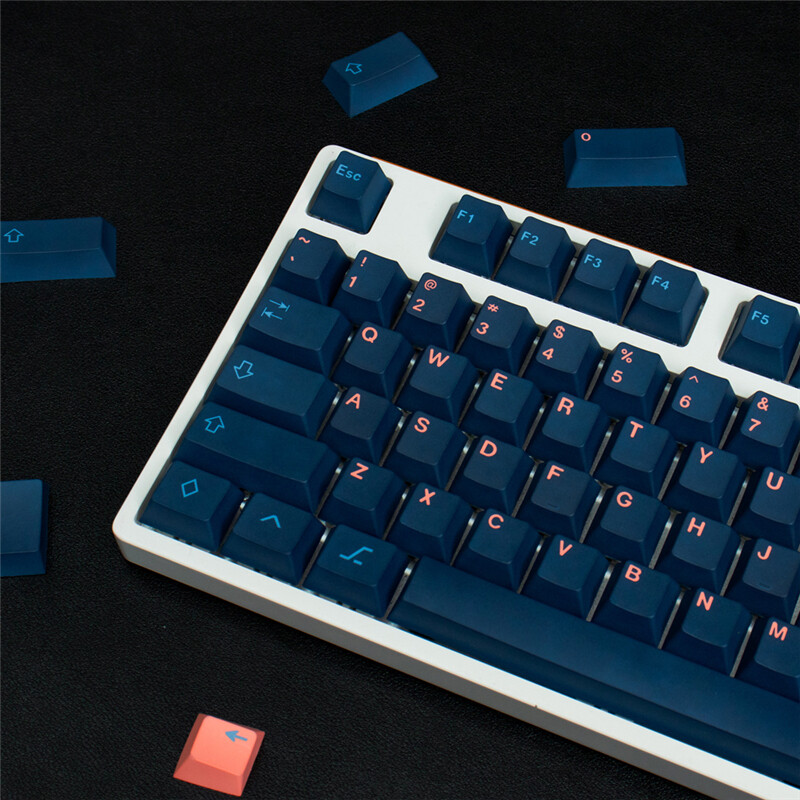 Firefly Theme Dark Blue Keycap 138 Keys Cherry Profile PBT For MX
