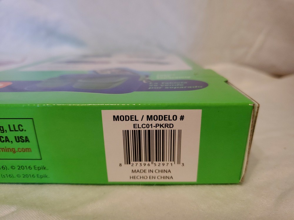 EPIK LEARNING TABLET CARRYING CASE PINK AND RED