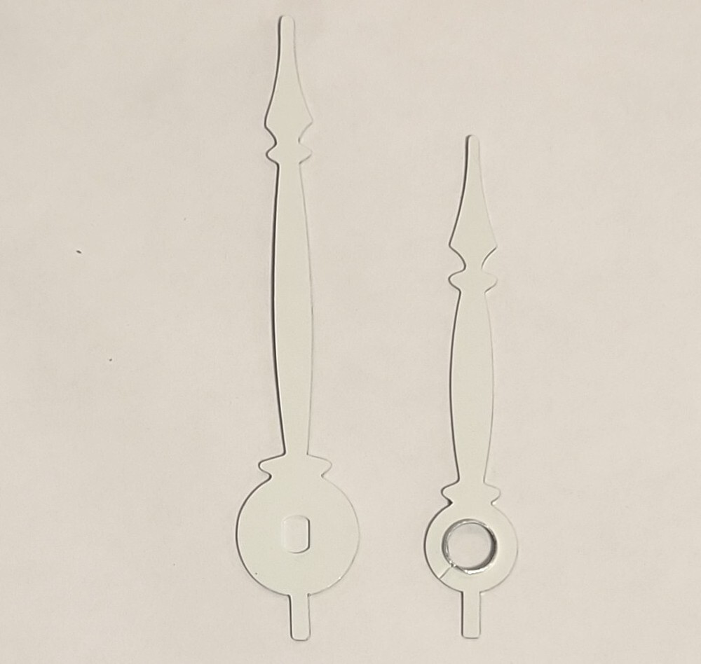 New 2-1/4" Pointer Pattern Black Clock Hands - DIY - Single Set