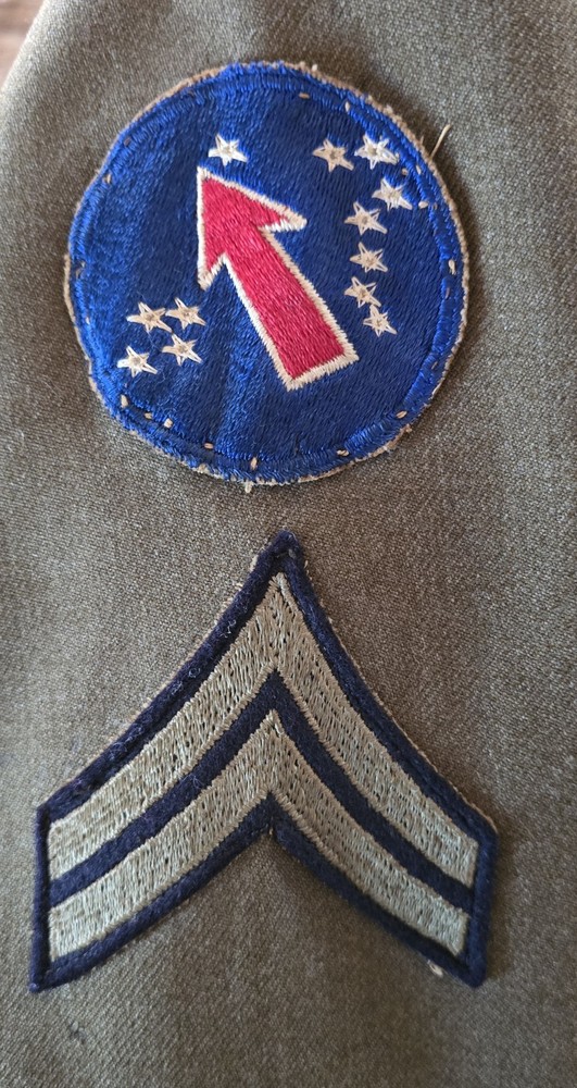 WW2 US Service Jacket, Amphibious Engineers and Pacific Command Corporal 3 YEARS