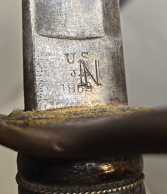 Mansfield & Lamb Civil War Model 1860 Cavalry Sword w/Scabbard - 1863