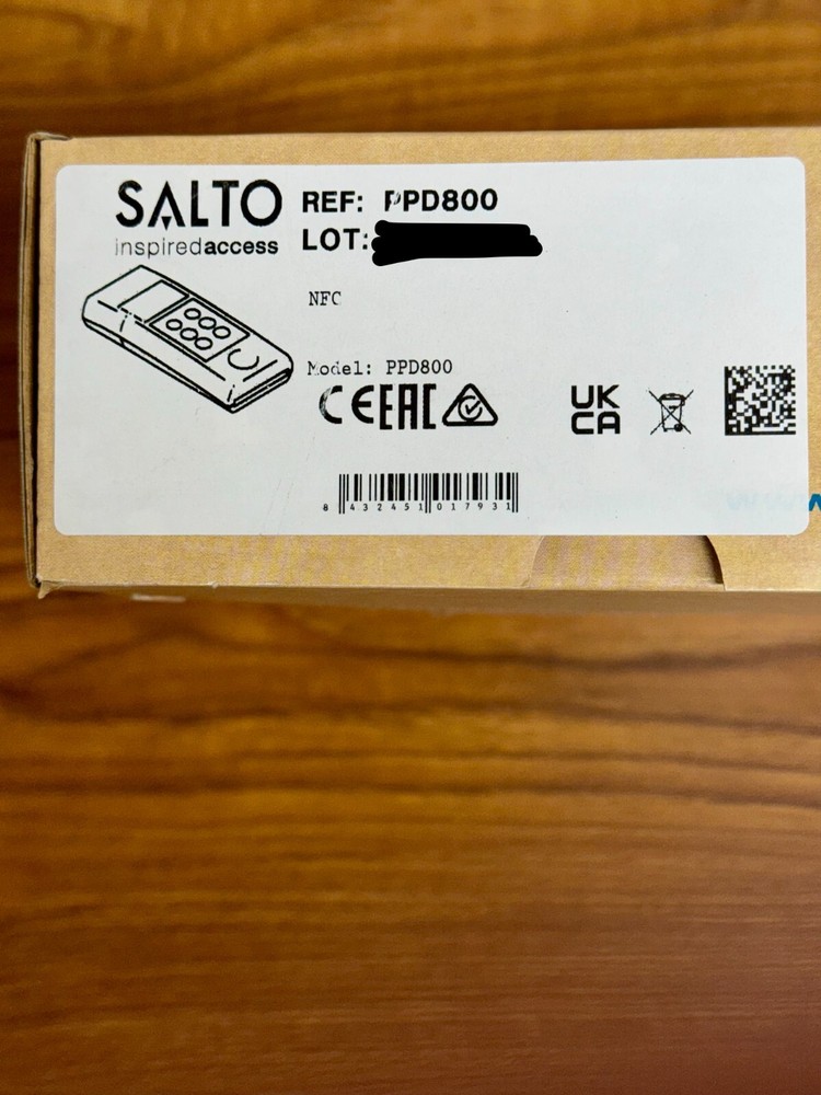 SALTO Portable Programming Device PPD800 -FREE SHIPPING