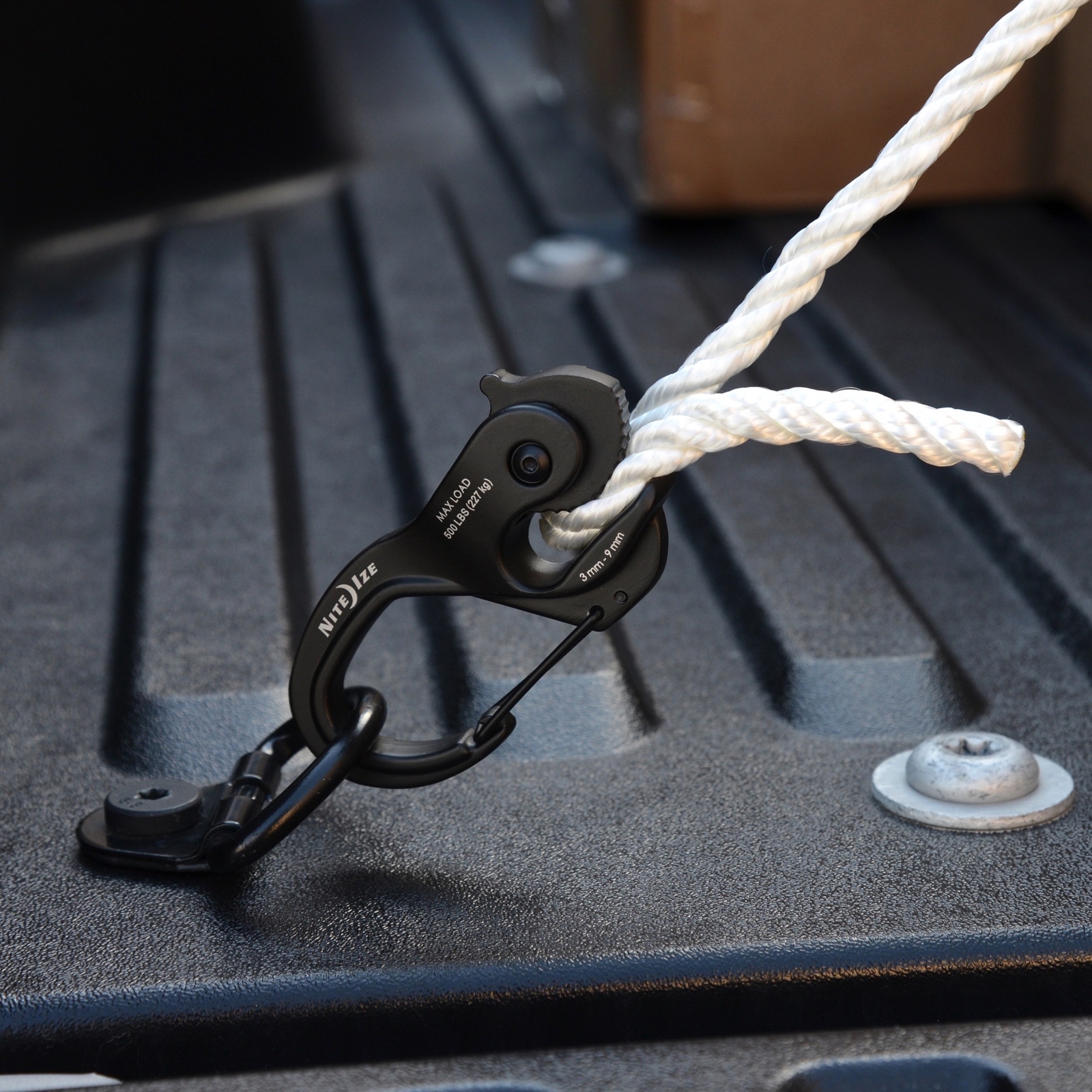 Nite Ize CamJam XT Aluminum Rope Tightener, Large - 500 lb Load Limit (2-Pack)