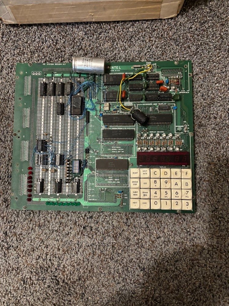 VINTAGE Intel SDK-85 System Design Kit Untested + USER'S MANUAL 1978