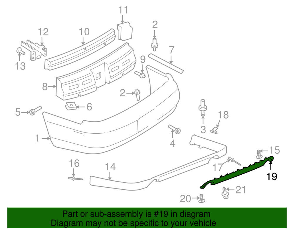 Genuine GM Insert Panel 15254795