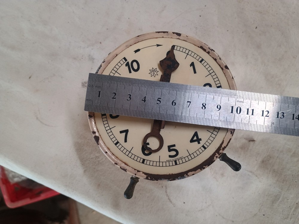 Antique Vintage Junghans Kitchen 10 Minute Timer Clock