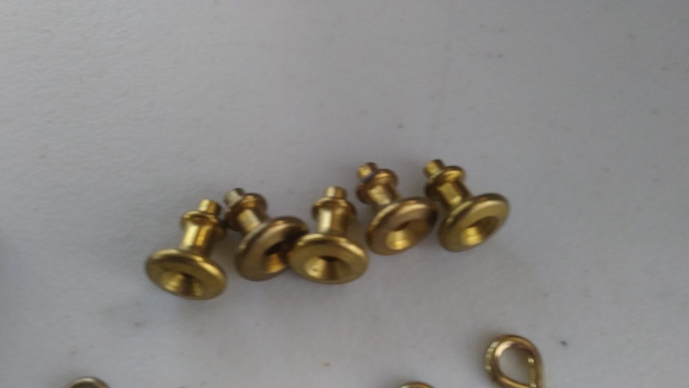 Vintage Window Shutter Hardware - Hook & Knob Set. 6 sets. 450