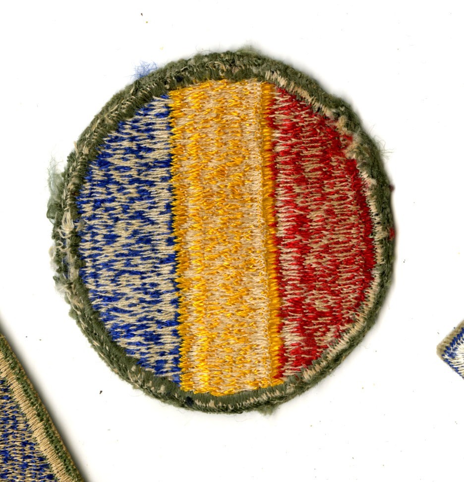 Replacement and Schools Command White Back Patch WWII Original