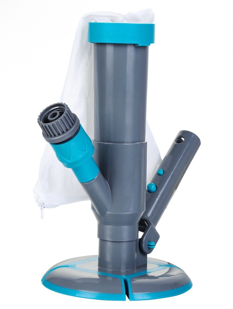 Small Pool & Spa Vacuum, Flexible Sides Automatically Adjust To Angles