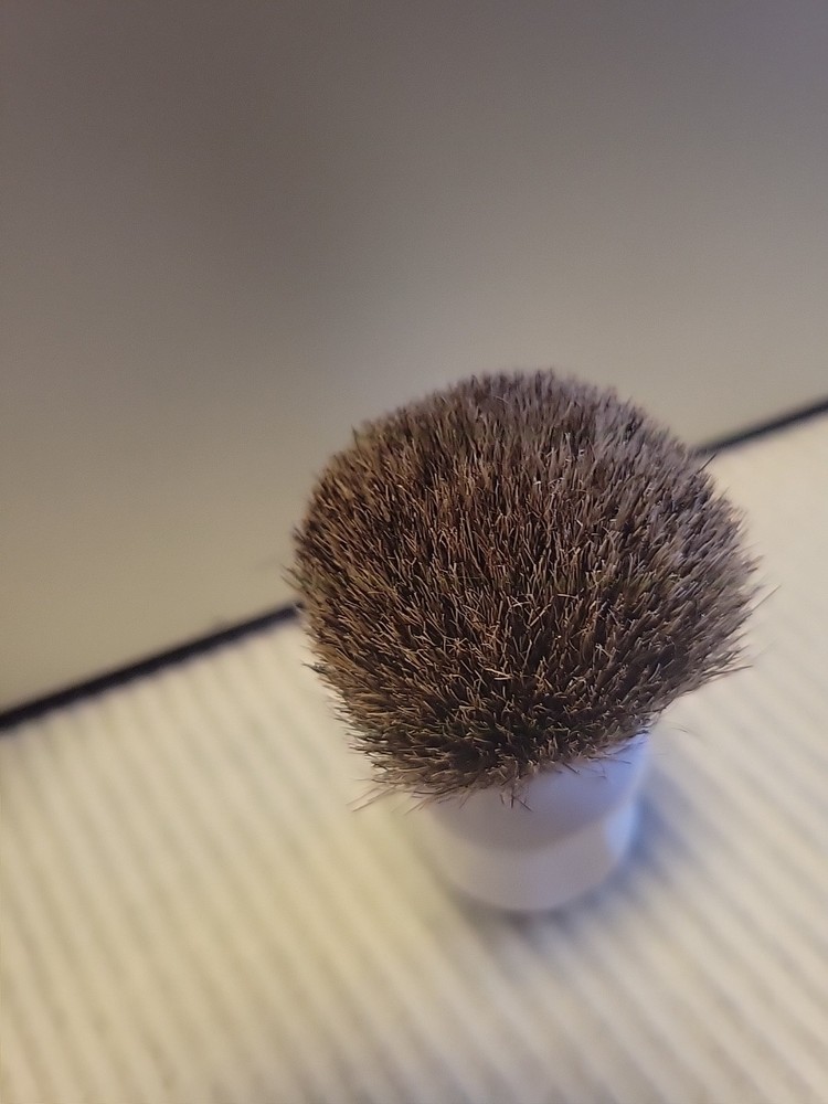 White Pure Badger Shaving Brush
