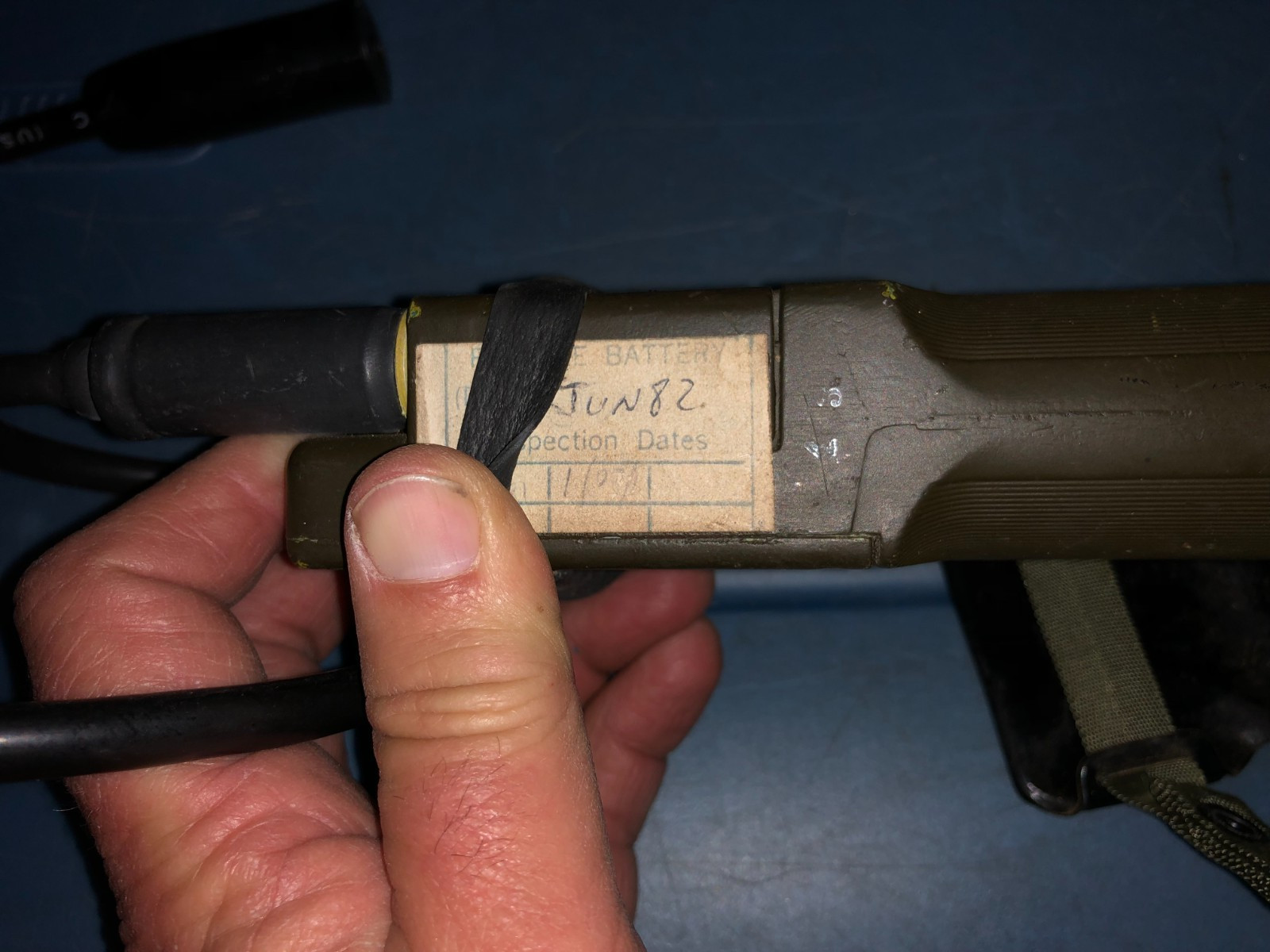 70's Era US Air Force Pilot's AN/PRC-90 Emergency Survival RADIO Dated 1977