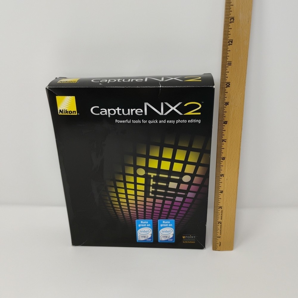 Nikon Capture NX2 Photo Editing Software CD-ROM Windows Mac Big Box PC