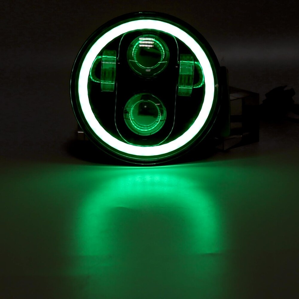 4pcs 5.75 inch 5-3/4 RGB LED Headlight For Cadillac DeVille Eldorado 1962-74