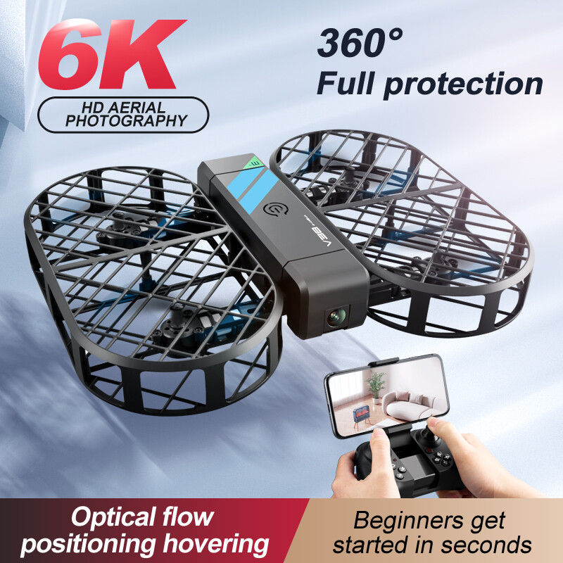 4DRC V38 Mini Drone WIFI FPV 6K HD Camera Optical Flow Hovering Quadcopter