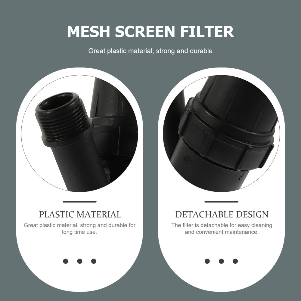 3/4 Drip Irrigation Pressure Regulator Filter Sprayer Mesh Filter Kits New