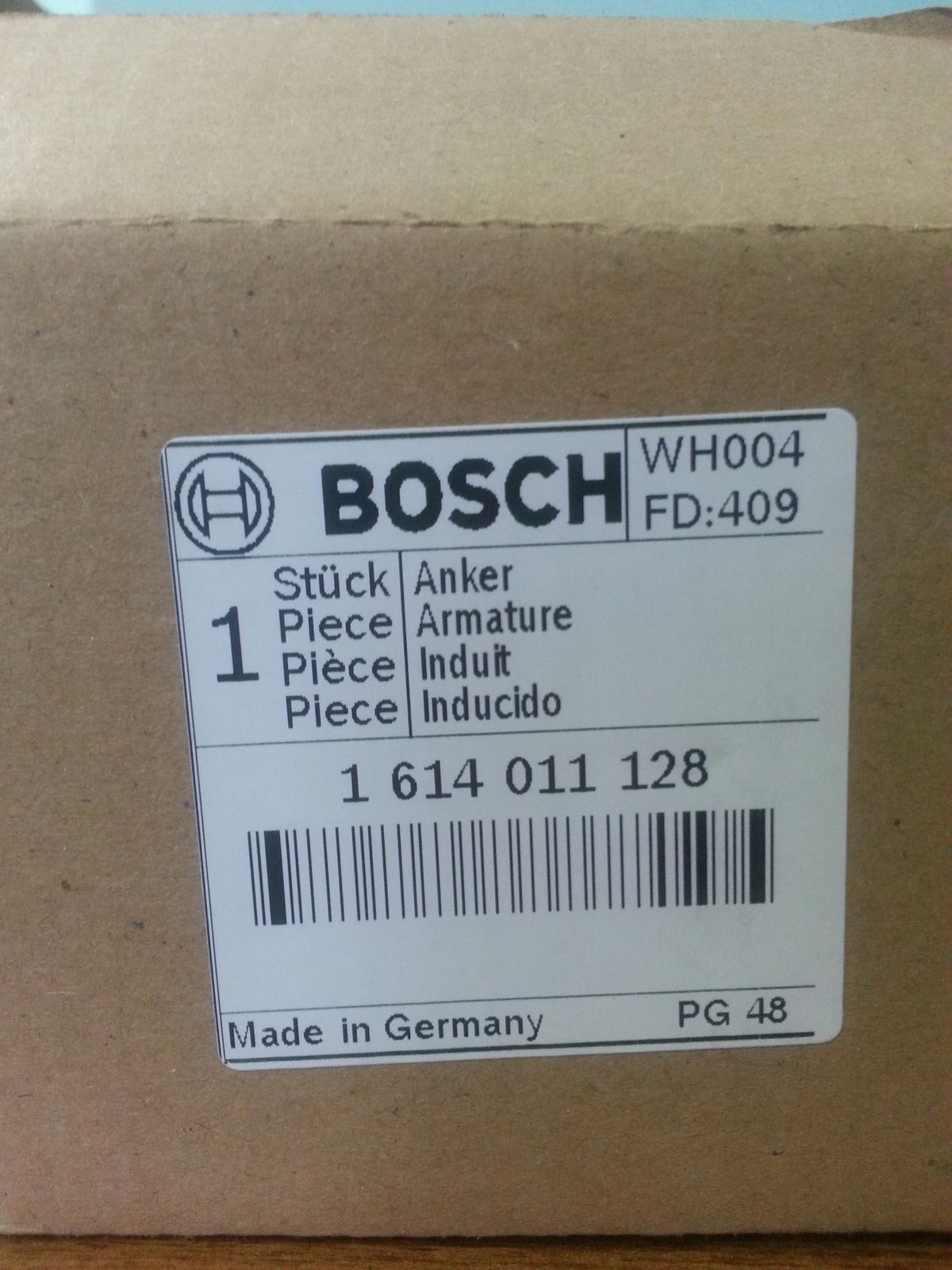 Bosch Armature for Rotary & Demo Hammer 11264, 11265, 11321 - Part # 1614011128