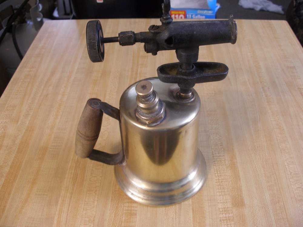 Vintage Brass Miners Hand Torch