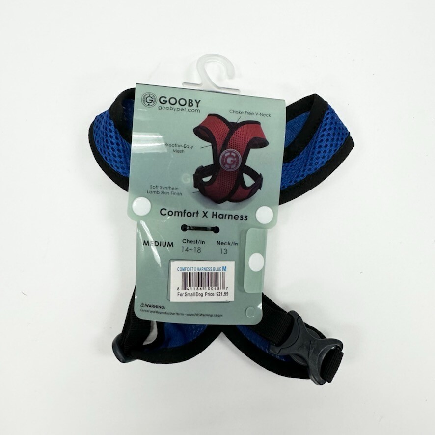 Gooby x-harness, M blue or S pink