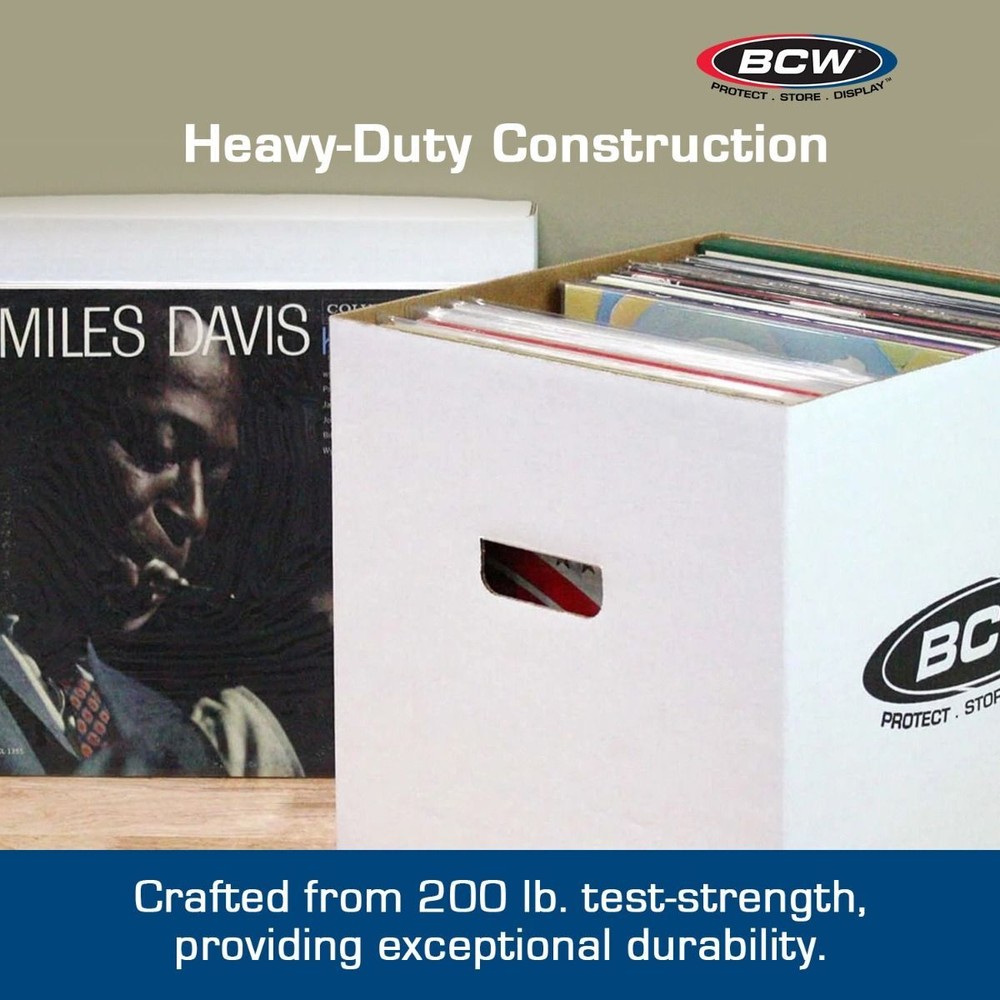 1 BCW 33 RPM Record Storage Box
