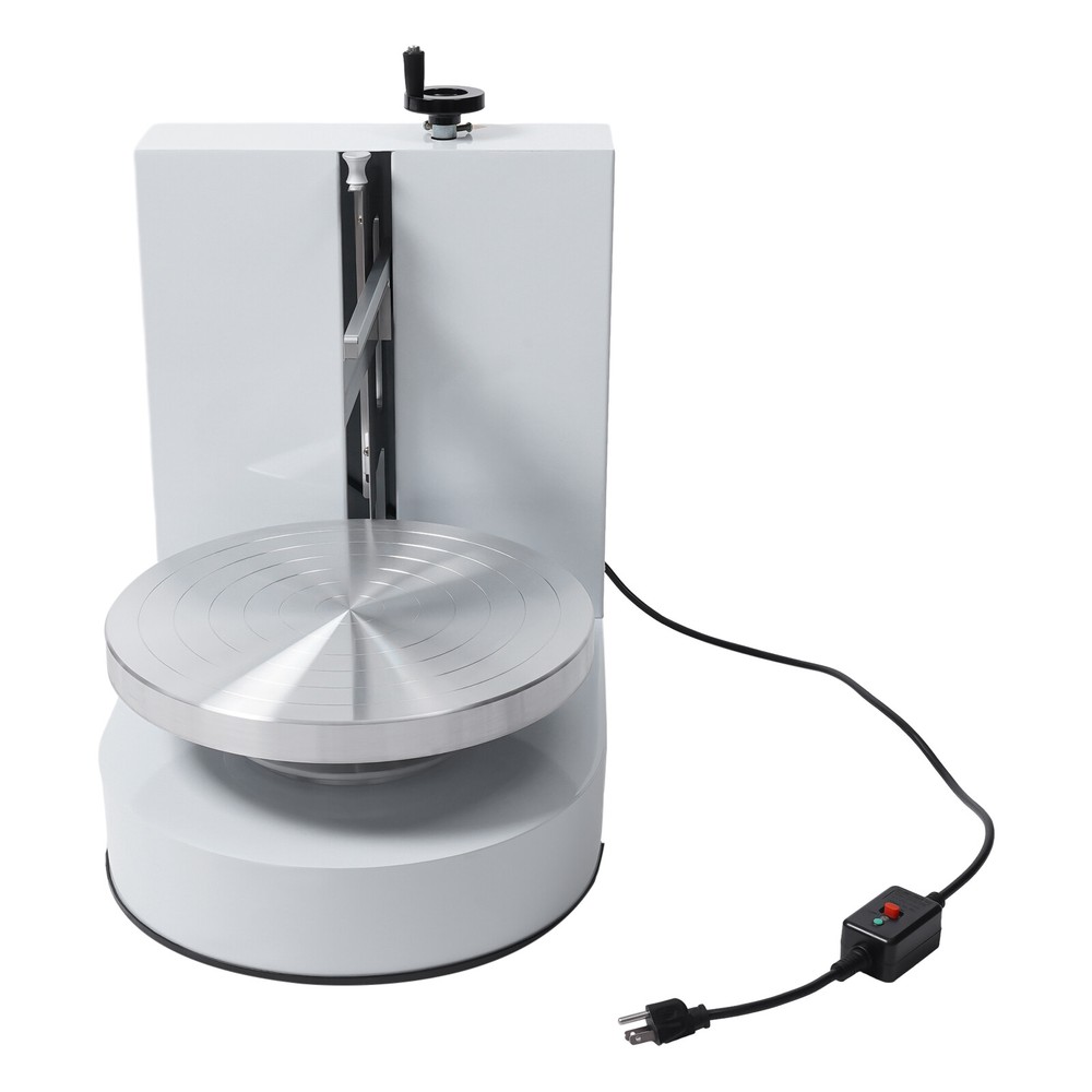 Adjustable Cake Decorating Machine for 4-12" Cakes Cream Spreading Machine w/LCD