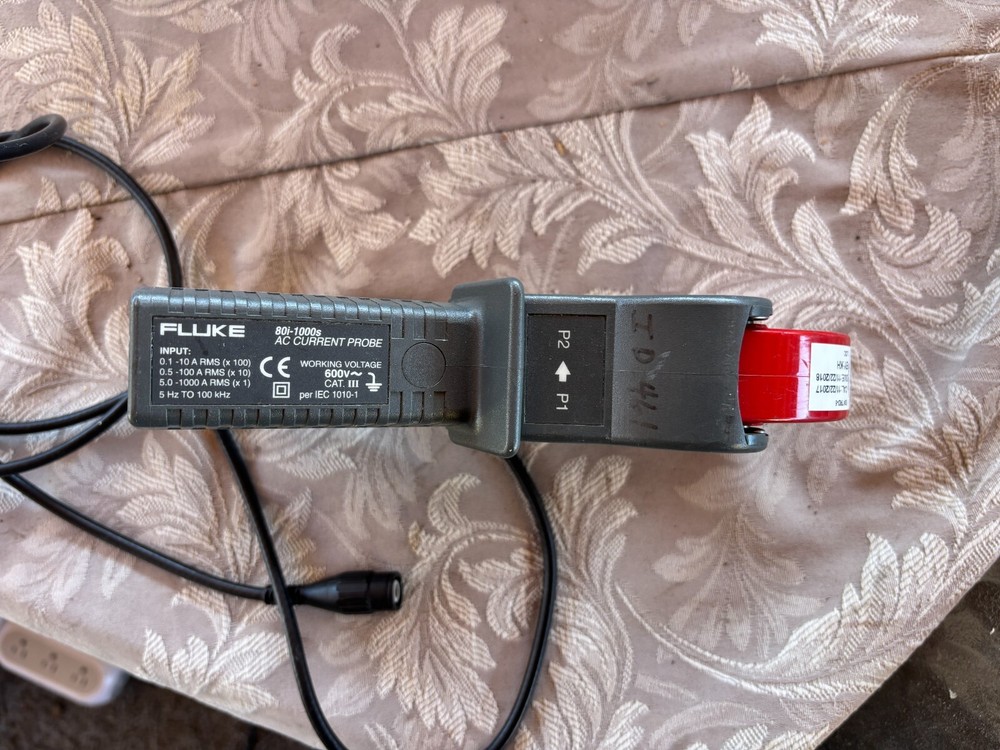 FLUKE 80I-1000s AC CURRENT PROBE FLUKE FOR OSCILLOSCOPES