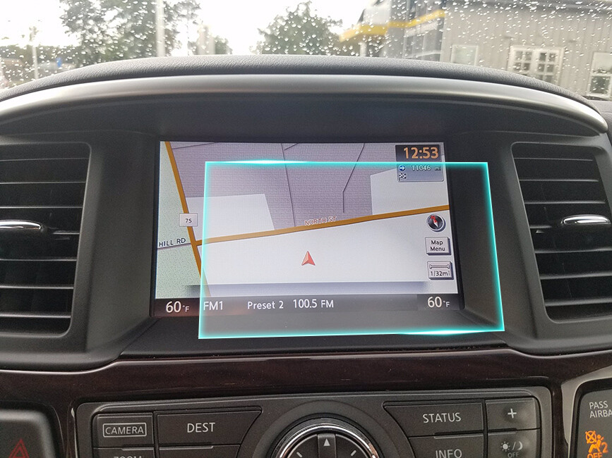 Crystal Clear Screen Protector for 2016 Nissan Pathfinder Vehicle Navigation