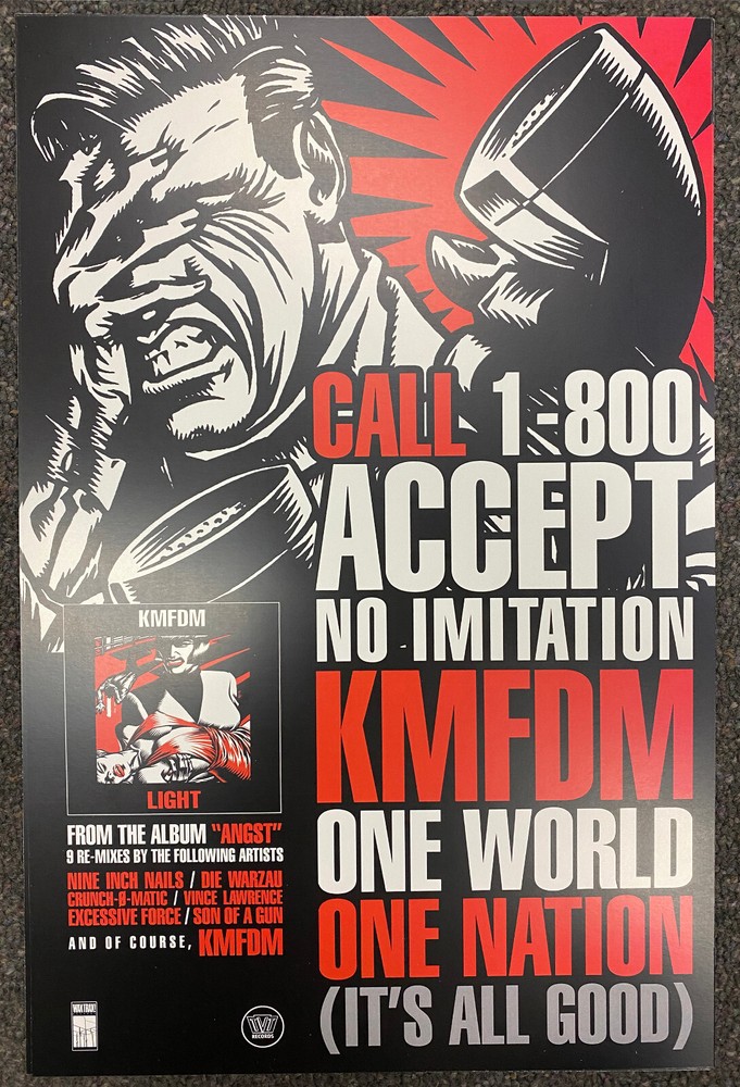 KMFDM Light 11x17 Poster Print