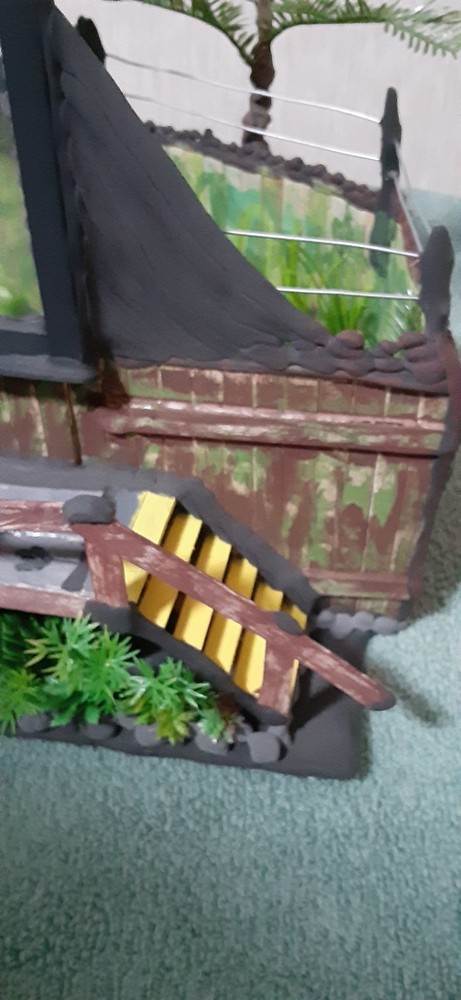 Custom Jurassic Dinosaur Gate Paddock Display DIORAMA Only