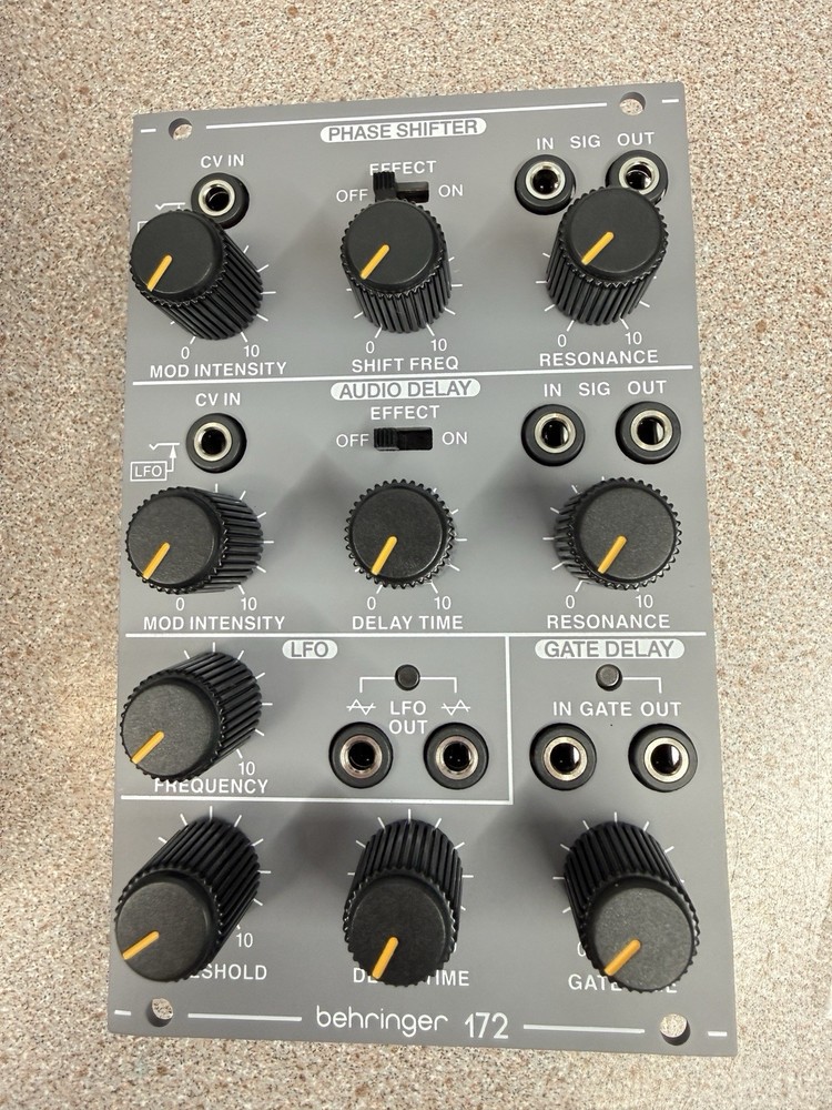 Behringer 172 Phase Shifter/Delay/LFO Analog Eurorack Module New