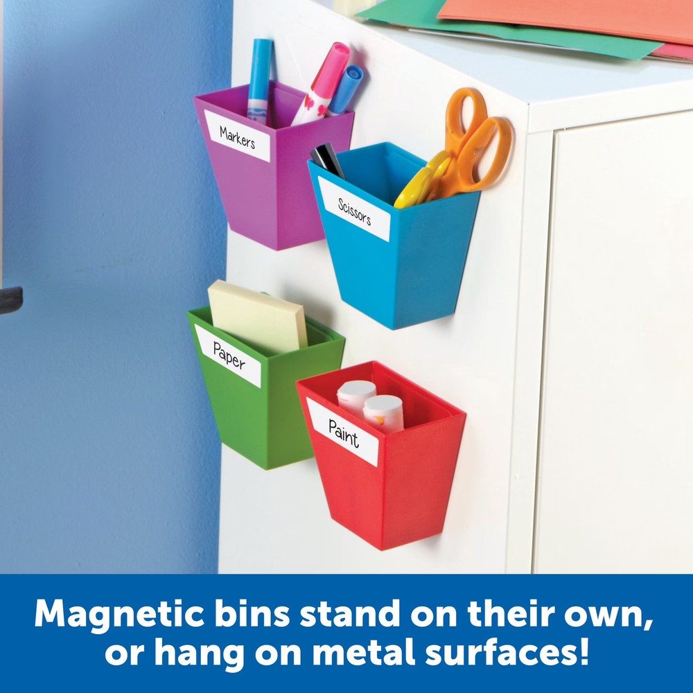 Learning Resources Create-a-Space 12" Round Tray 8 Bins Storage Organizer