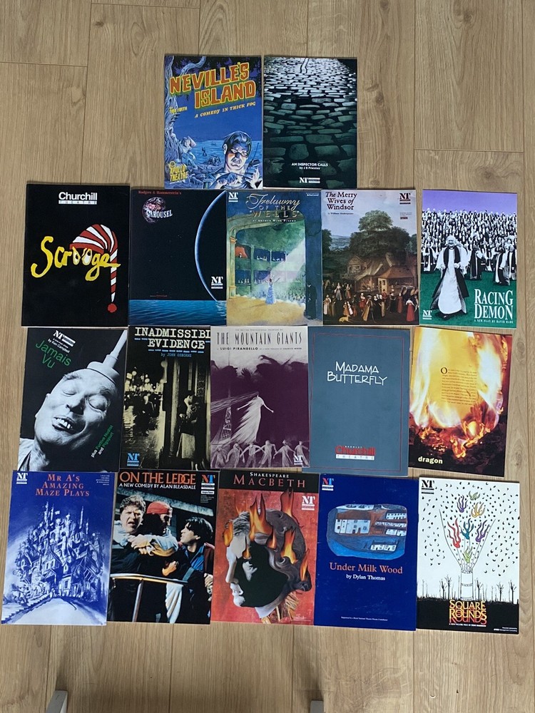17 x Theatre Programmes Bundle Joblot 1990s