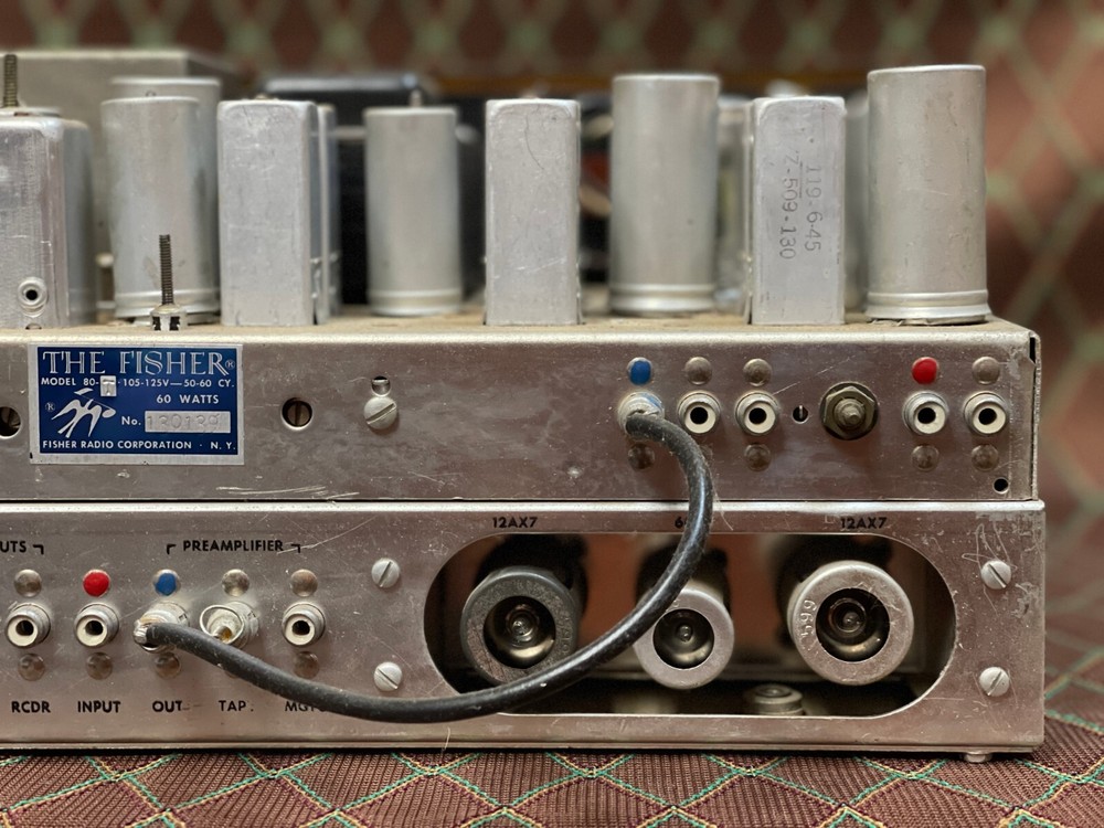 Fisher 80T tube tuner- Complete (untested)