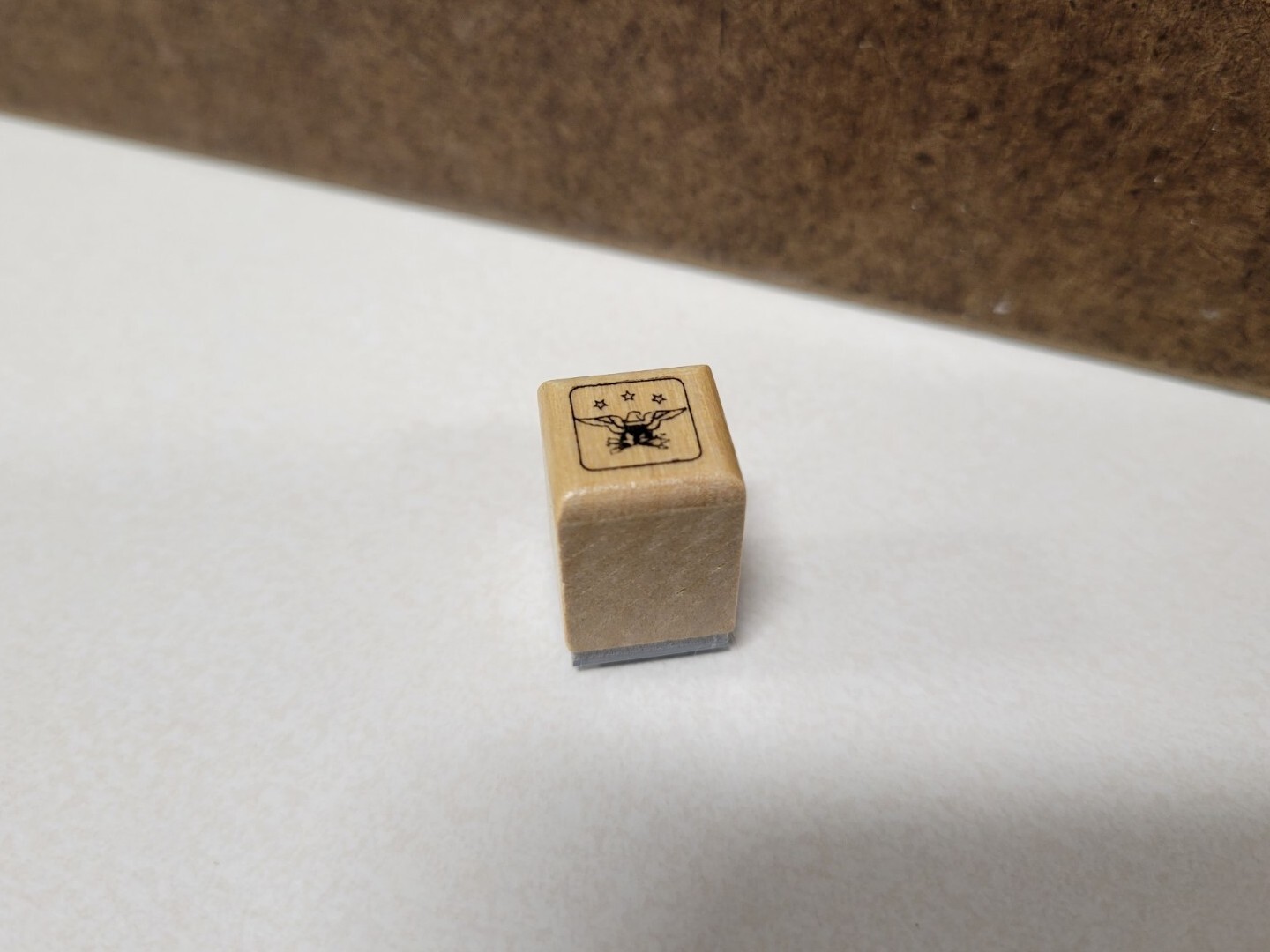 1/2 inch Department of Defense Acceptance Ink Stamp Eagle 3 stars Vietnam - 1993