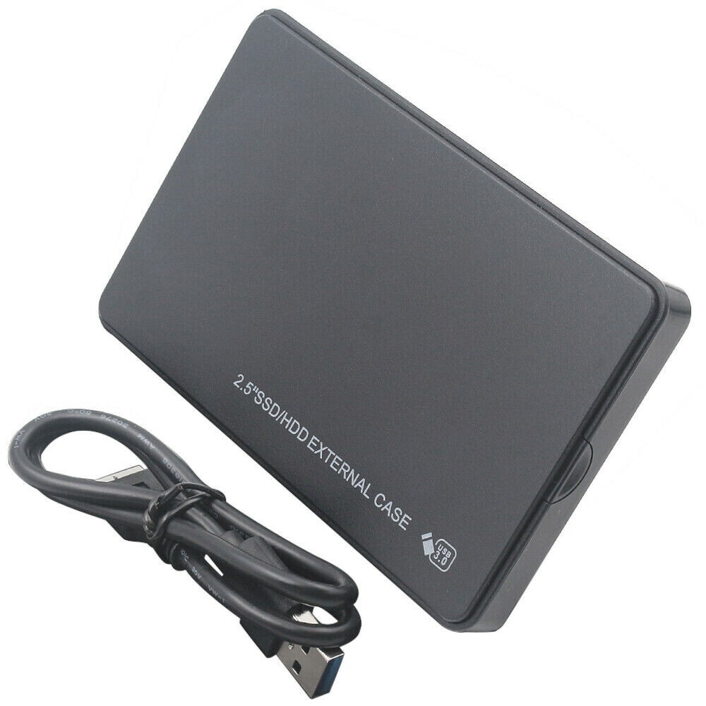 2.5" SATA USB 3.0 Hard Drive Disk HDD SSD Enclosure External Laptop Case Lot