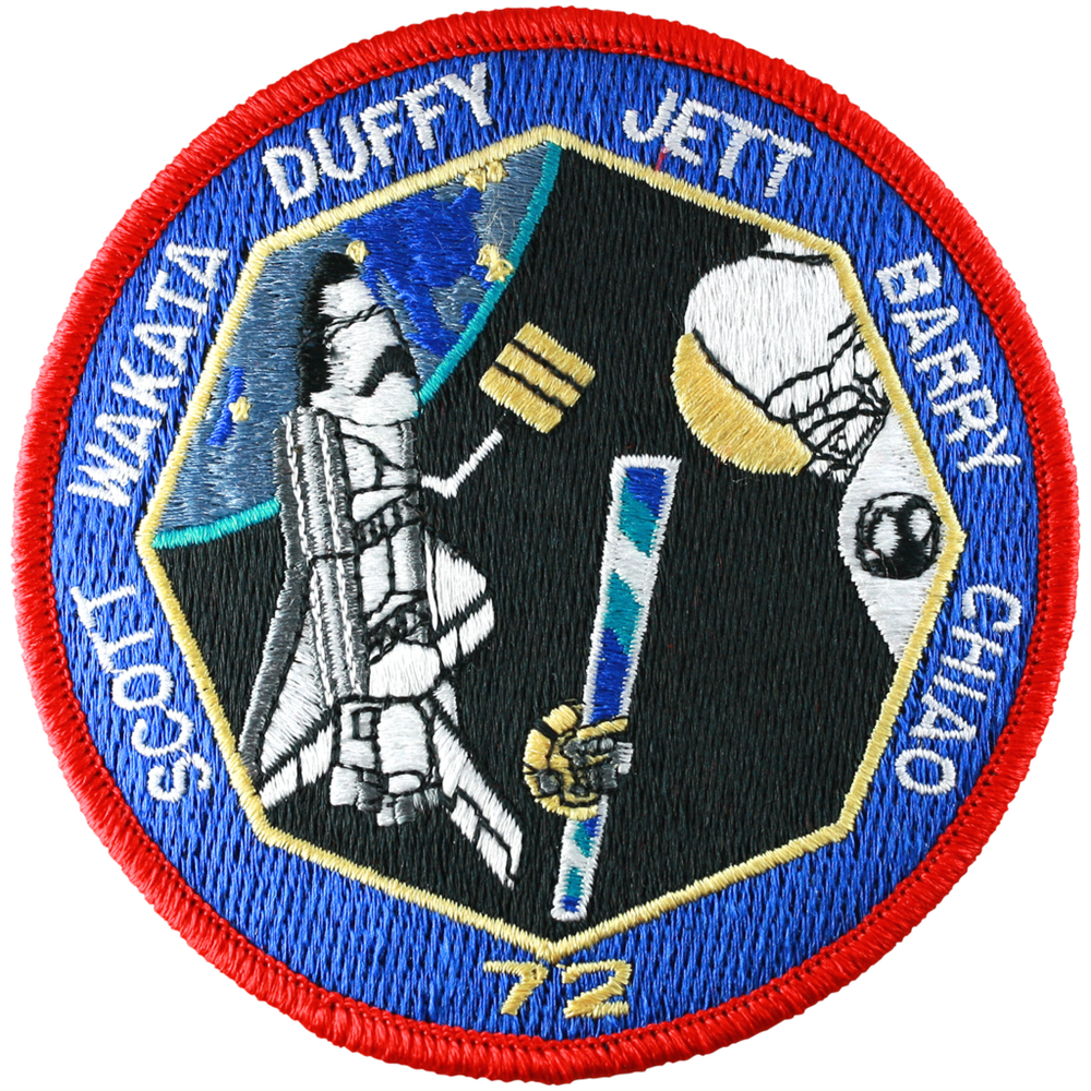 STS-72 NASA Shuttle Mission Flight Astronaut Crew Space Patch