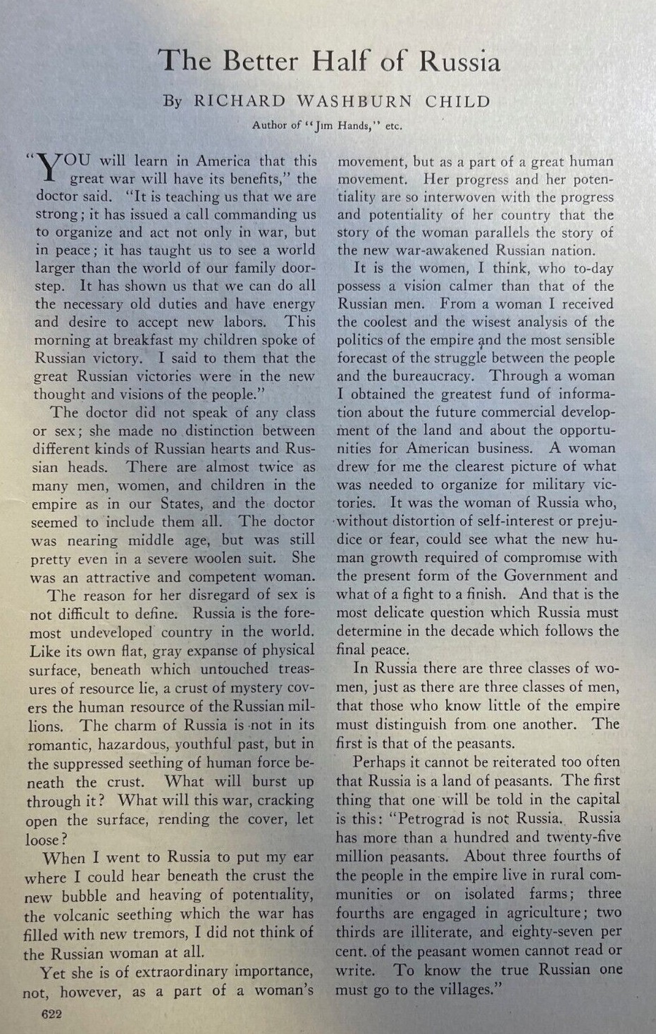 1916 Russian People illustrated