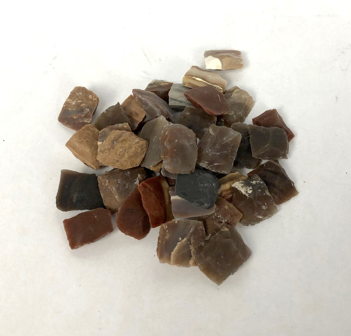 3/4 Inch Flints - 18th Century Style Gun Flints or Flintlocks - 10 pieces