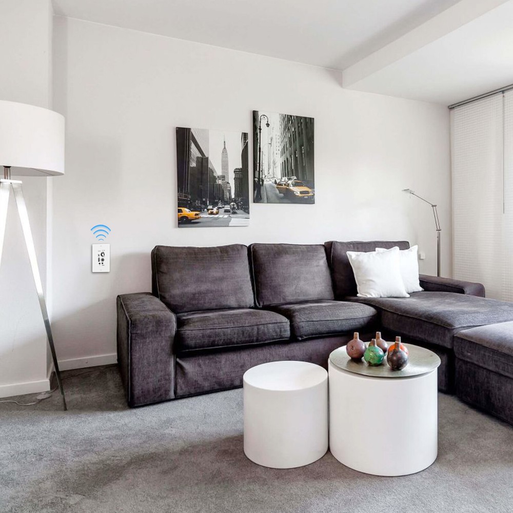 Herdio 6.5" Ceiling Speakers Bluetooth Wall Amplifier Flush Mount Stereo 2Pcs