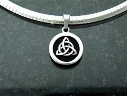 Stainless Steel Trinity Pendant No Chain