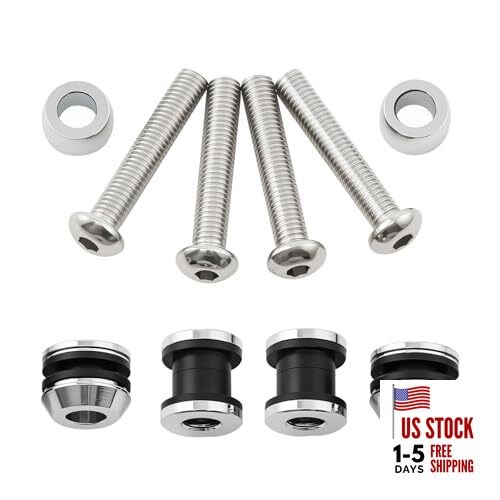Motorcycle Quick Release kit 52300285 Luggage Rack Docking Hardware Chrome#3