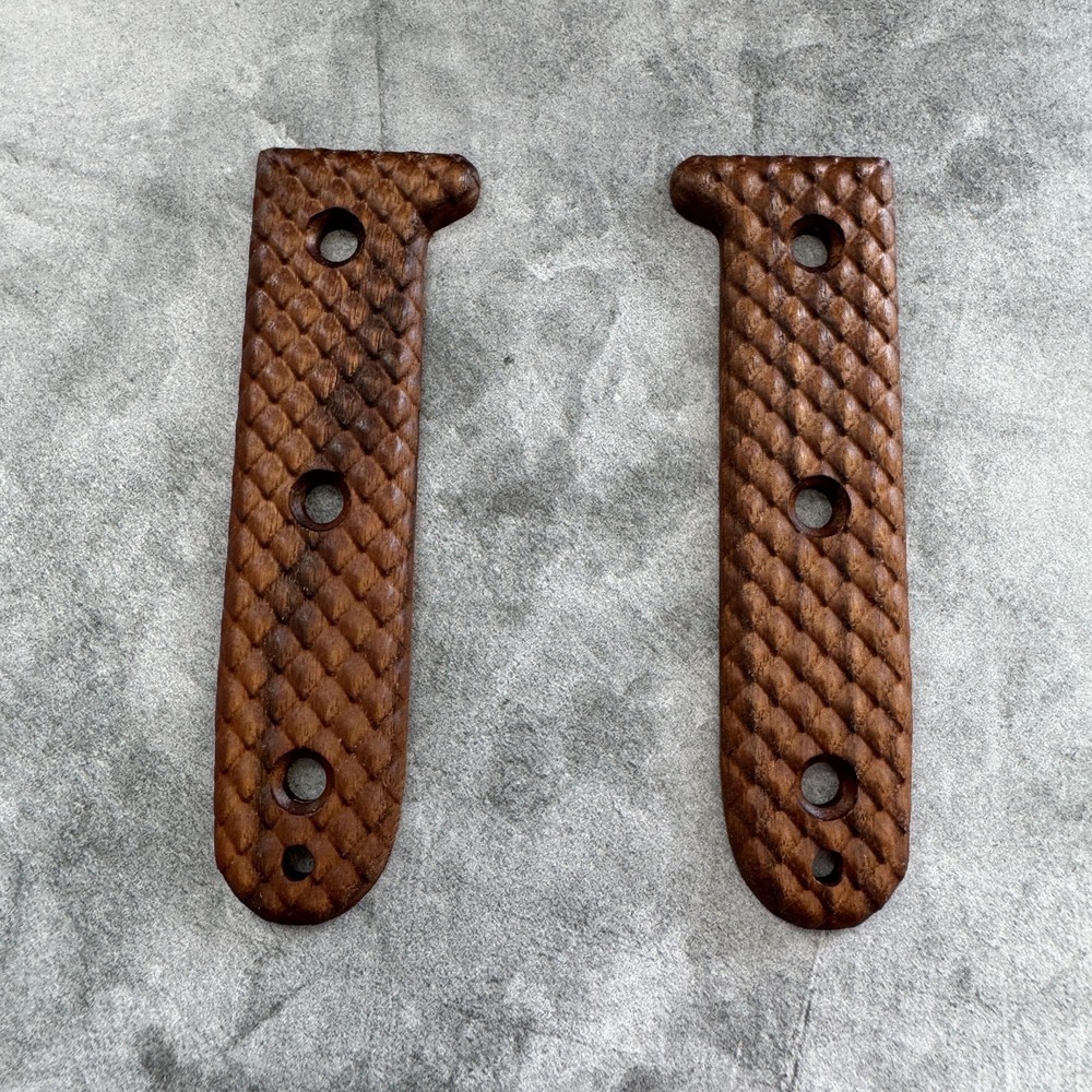 Dragonscale walnut handles scales compatible with ESEE PR4 knife