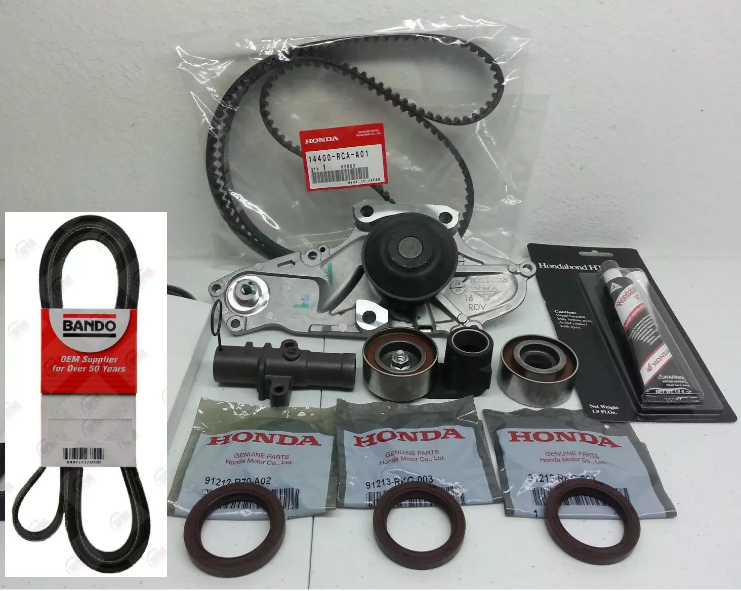 GENUINE FOR HONDA TIMING BELT & WATER PUMP KIT FITS 2018 - 2023 HONDA Odyssey