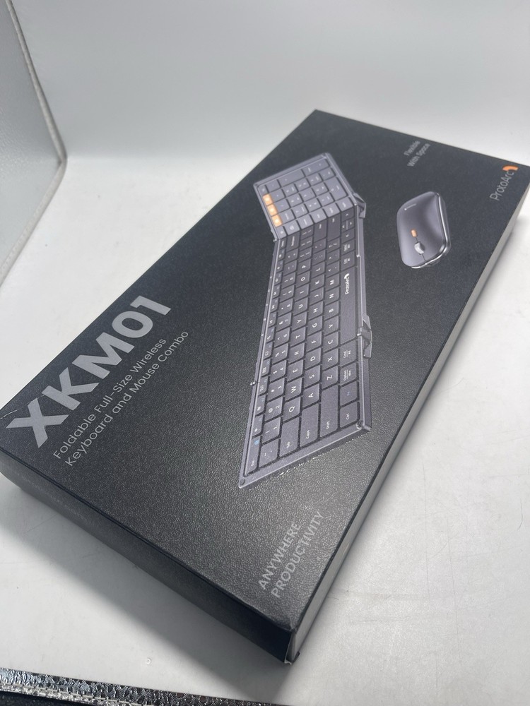 ProtoArc Foldable Keyboard and Mouse XKM01 True Full-Size Folding - Open Box